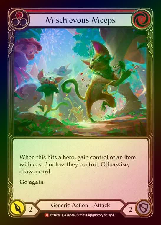 【RF】[Generic] Mischievous Meeps [DTD227-M] Rainbow Foil