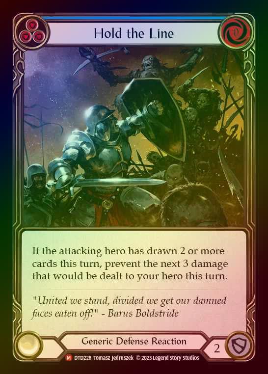 【RF】[Generic] Hold the Line [DTD228-M] Rainbow Foil