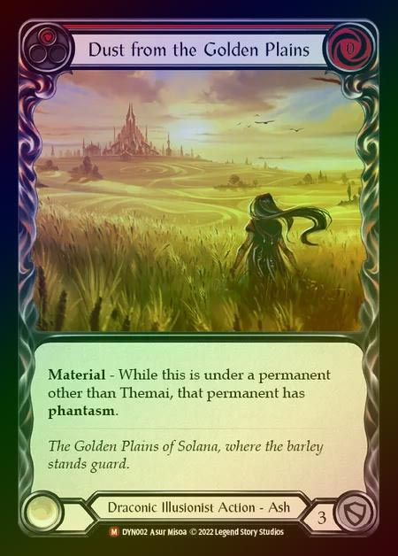 【RF】[Draconic] Dust from the Golden Plains [DYN002-M] Rainbow Foil