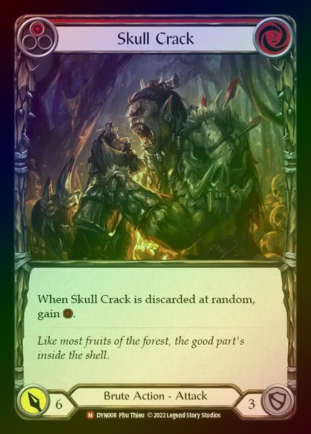 【RF】[Brute] Skull Crack [DYN008-M] Rainbow Foil