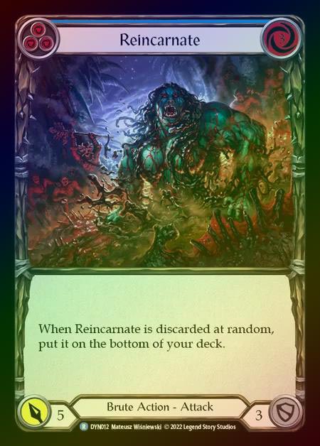 【RF】[Brute] Reincarnate [DYN012-R] (blue) Rainbow Foil