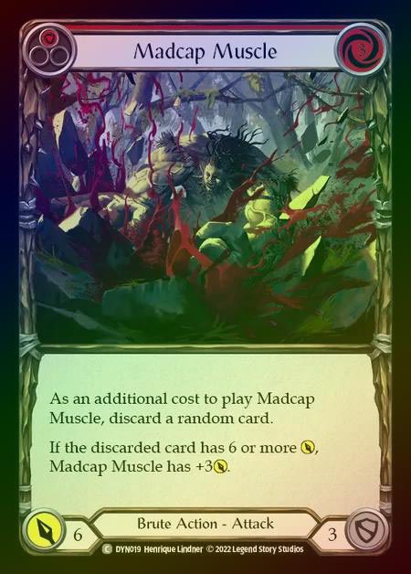【RF】[Brute] Madcap Muscle [DYN019-C] (red) Rainbow Foil