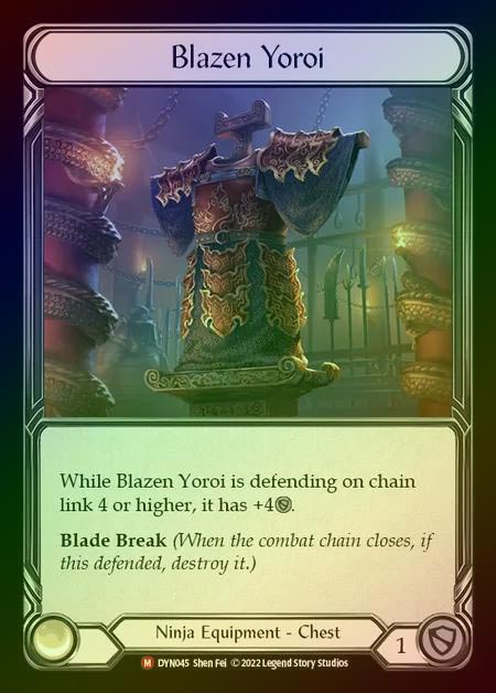 【RF】[Ninja] Blazen Yoroi [DYN045-M] Rainbow Foil