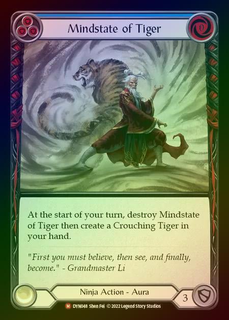 【RF】[Ninja] Mindstate of Tiger [DYN048-M] Rainbow Foil