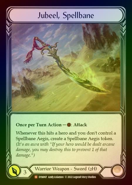【RF】[Warrior] Jubeel, Spellbane [DYN067-M] Rainbow Foil