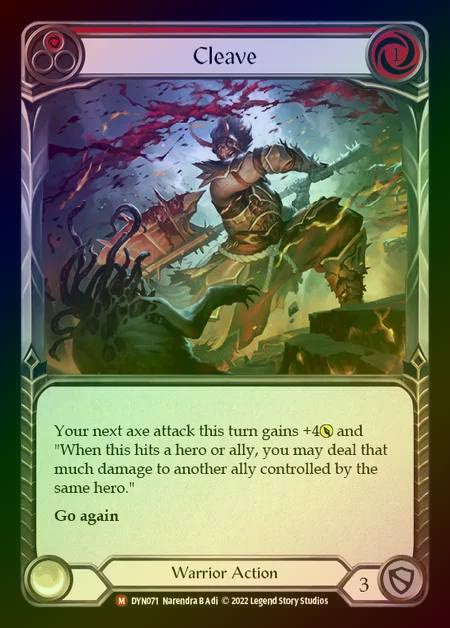 【RF】[Warrior] Cleave [DYN071-M] Rainbow Foil
