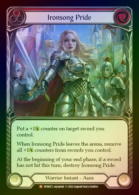 【RF】[Warrior] Ironsong Pride [DYN072-M] Rainbow Foil