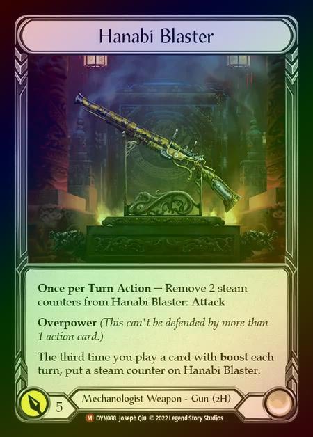 【RF】[Mechanologist] Hanabi Blaster [DYN088-M] Rainbow Foil