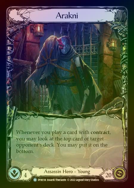 【RF】[Assassin] Arakni [DYN114-R] Rainbow Foil