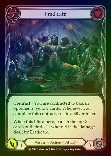 【RF】[Assassin] Eradicate [DYN119-M] Rainbow Foil