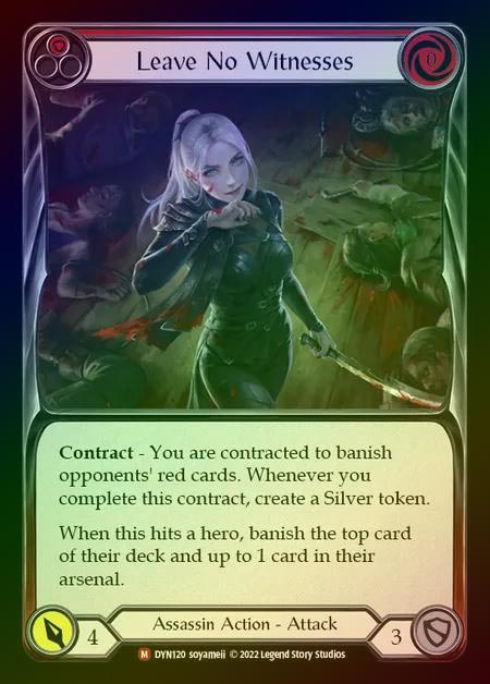 【RF】[Assassin] Leave No Witnesses [DYN120-M] Rainbow Foil