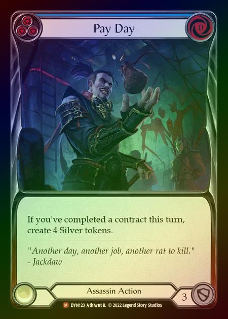 【RF】[Assassin] Pay Day [DYN123-M] Rainbow Foil