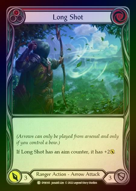 【RF】[Ranger] Long Shot [DYN165-C] (red) Rainbow Foil