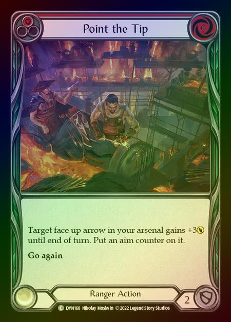 【RF】[Ranger] Point the Tip [DYN168-C] (red) Rainbow Foil