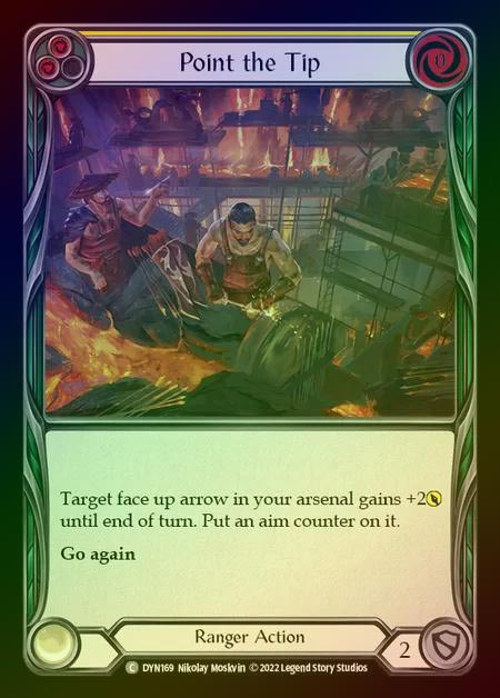 【RF】[Ranger] Point the Tip [DYN169-C] (yellow) Rainbow Foil