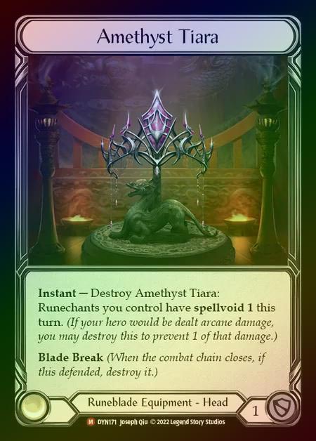 【RF】[Runeblade] Amethyst Tiara [DYN171-M] Rainbow Foil