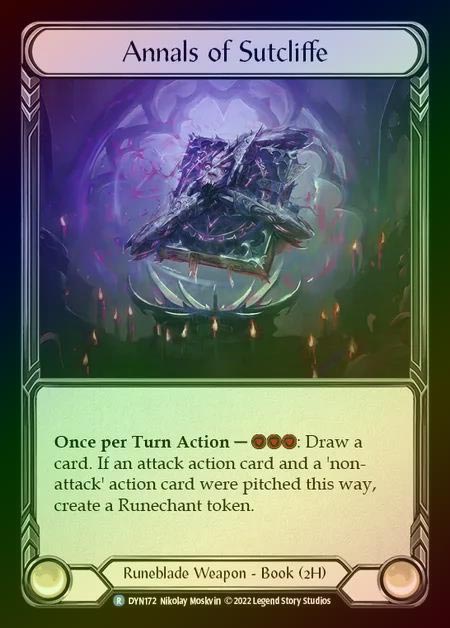 【RF】[Runeblade] Annals of Sutcliffe [DYN172-R] Rainbow Foil