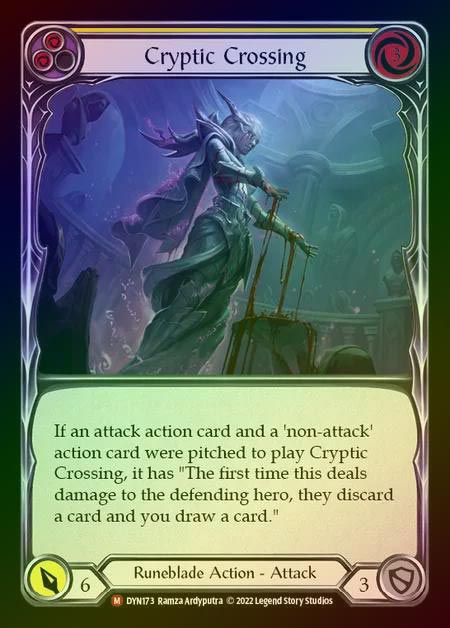 【RF】[Runeblade] Cryptic Crossing [DYN173-M] Rainbow Foil