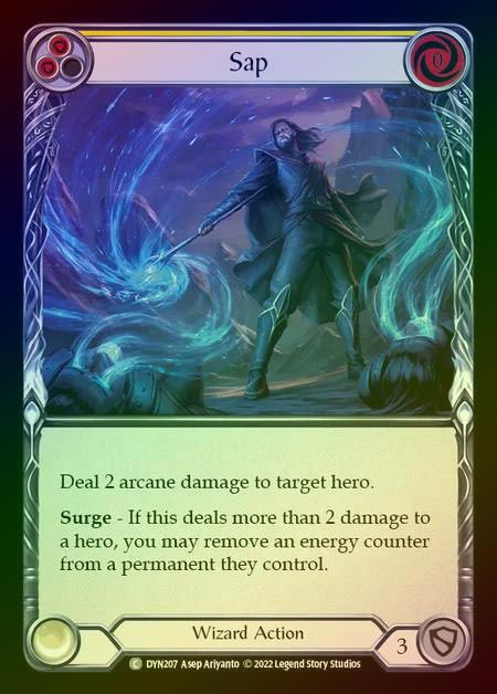 【RF】[Wizard] Sap [DYN207-C] (yellow) Rainbow Foil
