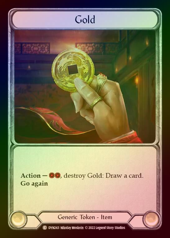 【RF】[Generic] Gold [DYN243-C] Rainbow Foil