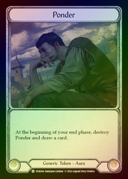 【RF】[Generic] Ponder [DYN244-C] Rainbow Foil