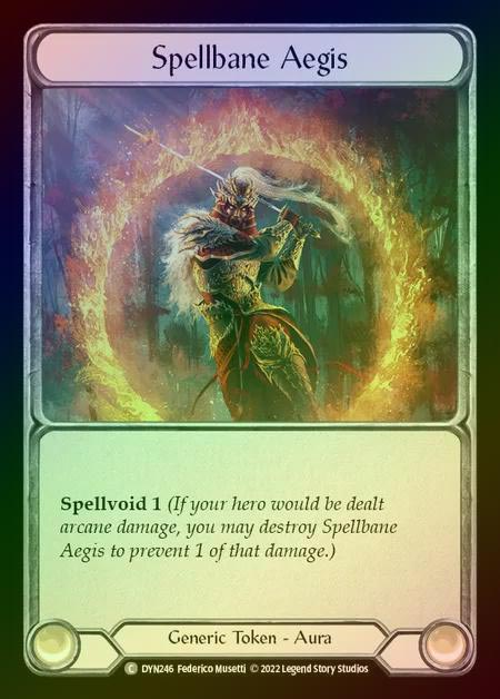 【RF】[Generic] Spellbane Aegis [DYN246-C] Rainbow Foil