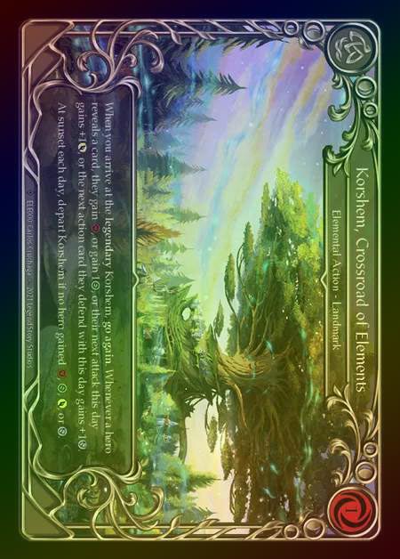 【RF】[Elemental] Korshem, Crossroad of Elements [UL-ELE000-F] Rainbow Foil