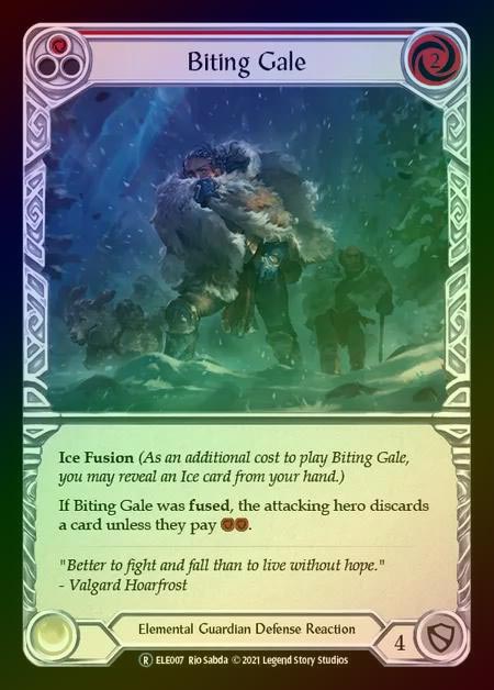 【RF】[Elemental Guardian] Biting Gale (red) [UL-ELE007-R] Rainbow Foil