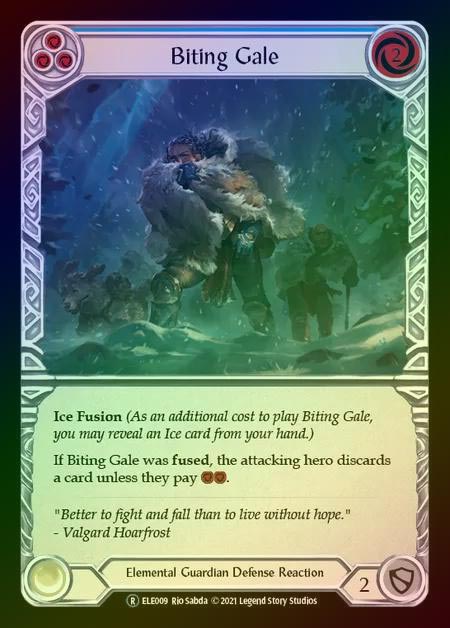 【RF】[Elemental Guardian] Biting Gale (blue) [UL-ELE009-R] Rainbow Foil
