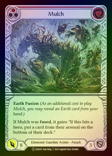 【RF】[Elemental Guardian] Mulch (red) [UL-ELE019-C] Rainbow Foil