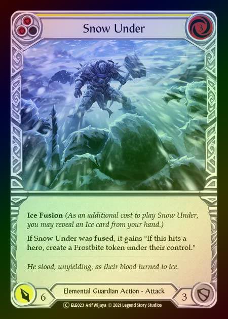 【RF】[Elemental Guardian] Snow Under (yellow) [UL-ELE023-C] Rainbow Foil