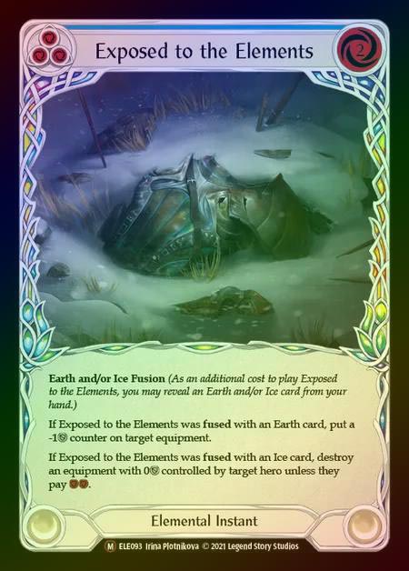 【RF】[Elemental] Exposed to the Elements [UL-ELE093-M] Rainbow Foil
