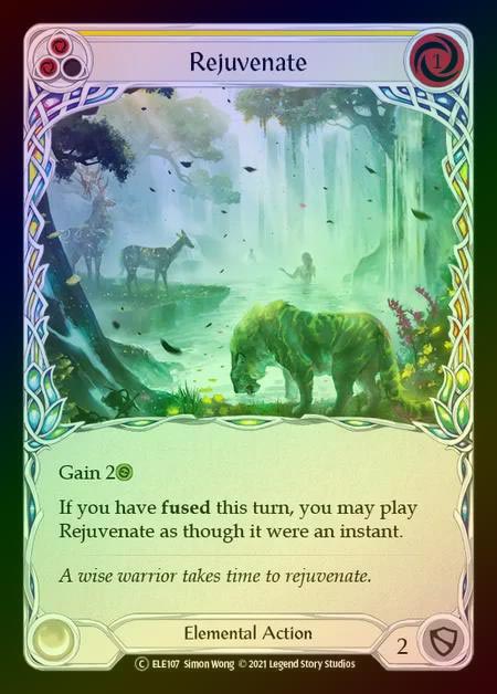 【RF】[Elemental] Rejuvenate (yellow) [UL-ELE107-C] Rainbow Foil