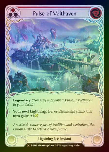 【RF】[Dual Elemental] Pulse of Volthaven [UL-ELE112-M] Rainbow Foil