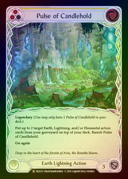 【RF】[Dual Elemental] Pulse of Candlehold [UL-ELE113-M] Rainbow Foil