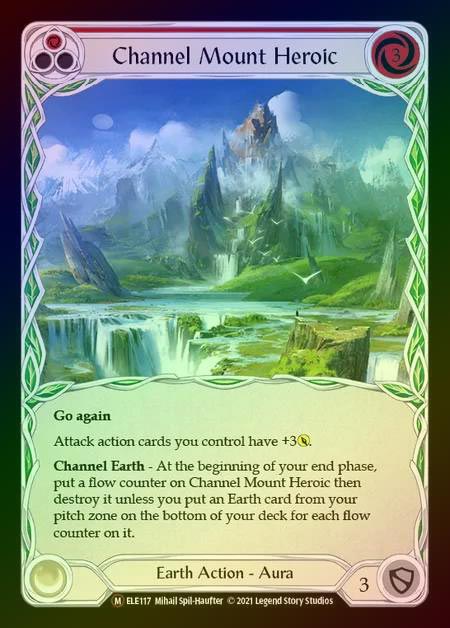 【RF】[Earth] Channel Mount Heroic [UL-ELE117-M] Rainbow Foil