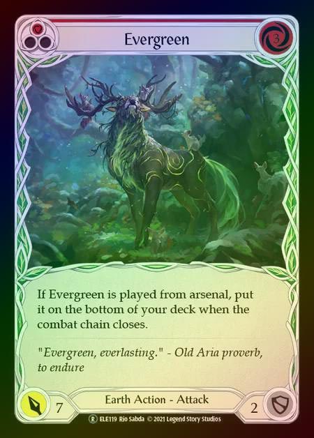 【RF】[Earth] Evergreen (red) [UL-ELE119-R] Rainbow Foil
