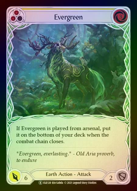 【RF】[Earth] Evergreen (yellow) [UL-ELE120-R] Rainbow Foil