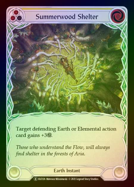 【RF】[Earth] Summerwood Shelter (yellow) [UL-ELE126-R] Rainbow Foil