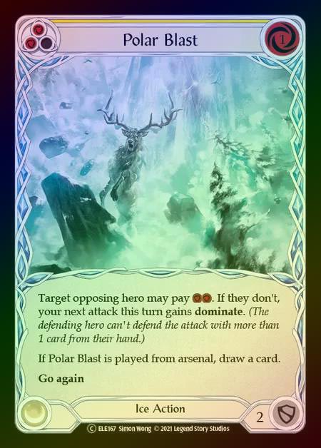 【RF】[Ice] Polar Blast (yellow) [UL-ELE167-C] Rainbow Foil