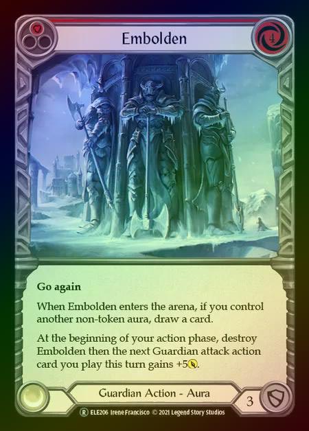 【RF】[Guardian] Embolden (red) [UL-ELE206-R] Rainbow Foil