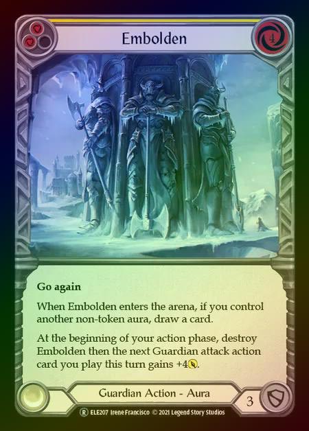 【RF】[Guardian] Embolden (yellow) [UL-ELE207-R] Rainbow Foil