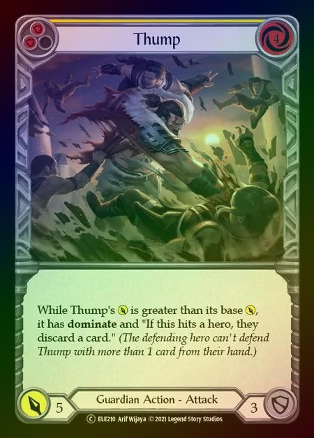 【RF】[Guardian] Thump (yellow) [UL-ELE210-C] Rainbow Foil