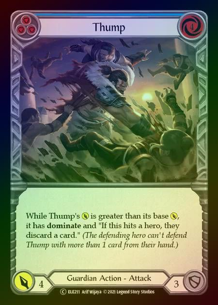 【RF】[Guardian] Thump (blue) [UL-ELE211-C] Rainbow Foil