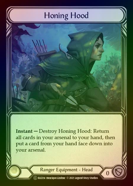 【RF】[Ranger] Honing Hood [UL-ELE214-C] Rainbow Foil