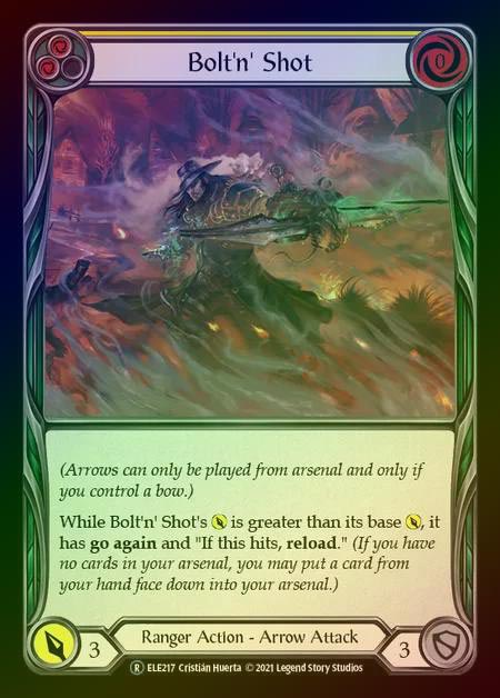 【RF】[Ranger] Bolt'n' Shot (yellow) [UL-ELE217-R] Rainbow Foil
