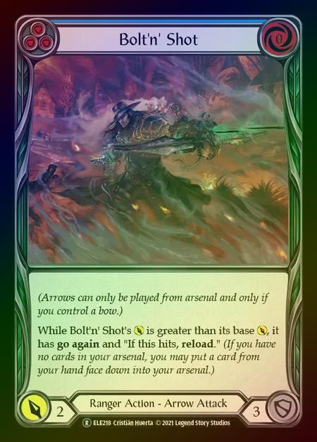 【RF】[Ranger] Bolt'n' Shot (blue) [UL-ELE218-R] Rainbow Foil