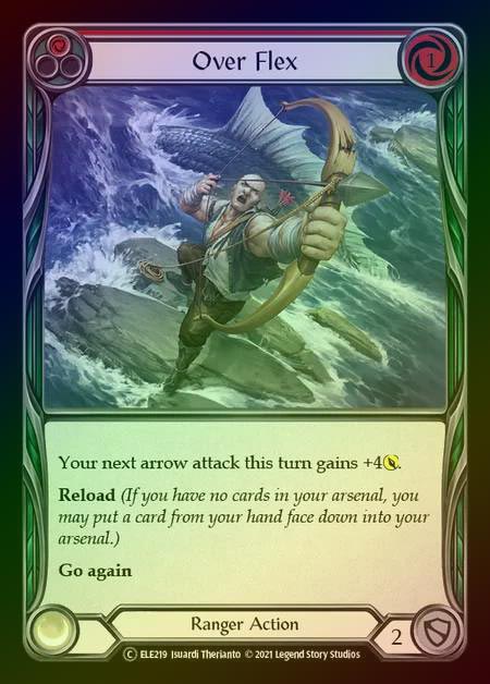 【RF】[Ranger] Over Flex (red) [UL-ELE219-C] Rainbow Foil