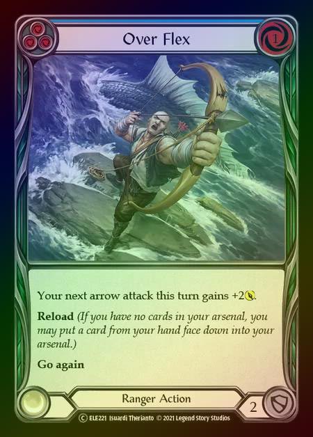 【RF】[Ranger] Over Flex (blue) [UL-ELE221-C] Rainbow Foil