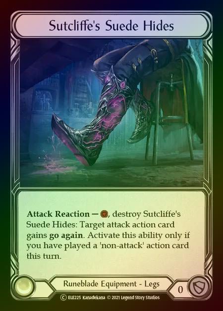 【RF】[Runeblade] Sutcliffe's Suede Hides [UL-ELE225-C] Rainbow Foil